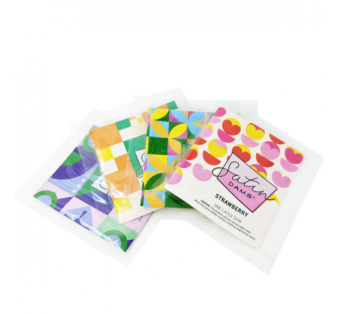 Набір латексних серветок Satin Dams Assorted 100 шт