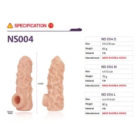 Насадка на член Kokos Nude Sleeve NS 004 M — Просмотреть изображение 4