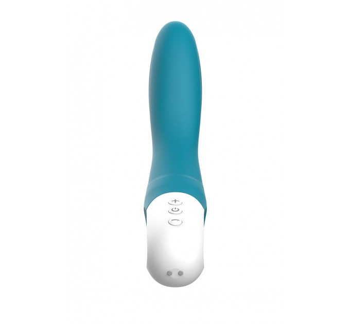 Вібратор точки G Liebe Bend It Rechargeable Ocean Blue, 10 режимів, дуже потужний, гнучкий стовбур