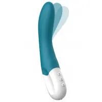 Вібратор точки G Liebe Bend It Rechargeable Ocean Blue, 10 режимів, дуже потужний, гнучкий стовбур — Переглянути зображення 2