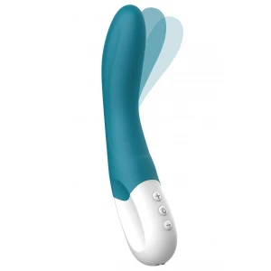 Вібратор точки G Liebe Bend It Rechargeable Ocean Blue, 10 режимів, дуже потужний, гнучкий стовбур