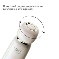 Вакуумний кліторальний стимулятор Zalo Lia Floral White, 3 насадки, 3 режими, різна інтенсивність — Переглянути зображення 4
