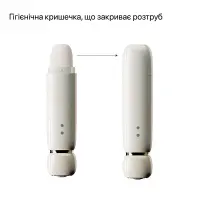 Вакуумний кліторальний стимулятор Zalo Lia Floral White, 3 насадки, 3 режими, різна інтенсивність — Переглянути зображення 6
