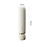 Вакуумний кліторальний стимулятор Zalo Lia Floral White, 3 насадки, 3 режими, різна інтенсивність — Переглянути зображення 2
