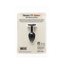 Анальна пробка BMS Roses Til’ Dawn Silicone Anal Plug Small — Переглянути зображення 5