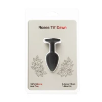 Анальна пробка BMS Roses Til’ Dawn Silicone Anal Plug Small — Переглянути зображення 4