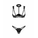 Комплект Obsessive Roccele 2-pcs crotchless set S/M