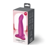 Фалоімітатор Fun Factory LIMBA FLEX L Magenta, гнучкий, з ефектом пам’яті, підходить для точки G — Просмотреть изображение 5