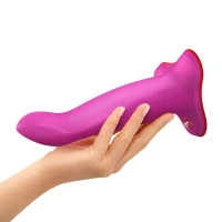 Фалоімітатор Fun Factory LIMBA FLEX L Magenta, гнучкий, з ефектом пам’яті, підходить для точки G — Просмотреть изображение 3