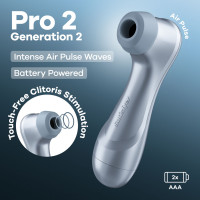 Вакуумный клиторальный стимулятор Satisfyer Pro 2 Generation 2 Battery Series Light Blue — Просмотреть изображение 7