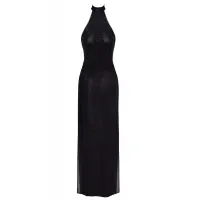 Сукня Noir Handmade F372 Onyx Twin-slit Long dress M — Просмотреть изображение 6