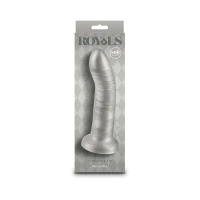 Дилдо NS Novelties Royals - 7&quot; Charlie - Metallic Champagne — Переглянути зображення 4