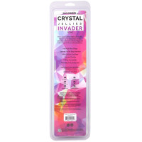Фэнтезийный фаллоимитатор Doc Johnson Crystal Jellies - Invader Dong 8.5 Inch - Purple — Просмотреть изображение 6
