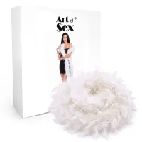 Боа з пір’я Art of Sex, довжина 2 метри, колір білий — Просмотреть изображение 2
