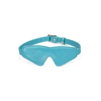 Маска на очі  Liebe Seele Blue Lamb Leather Blindfold with Velvet Lining — Переглянути зображення 1