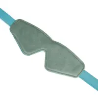 Маска на очі  Liebe Seele Blue Lamb Leather Blindfold with Velvet Lining — Переглянути зображення 3