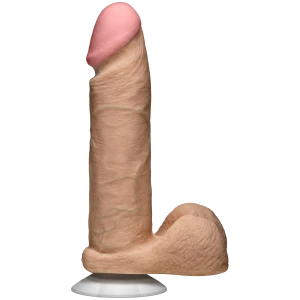 Фалоімітатор Doc Johnson The Realistic Cock 8 inch White - ULTRASKYN, Vack-U-Lock (м'яте паковання!!!)