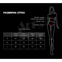 Сексуальное лакированное боди Art of Sex - Josephine красное S