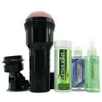 Мастурбатор Fleshlight Pink Lady Original Value Pack: присоска, змазка, чищення і відновлення — Переглянути зображення 2