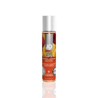 Змазка на водній основі JO H2O — Peachy Lips (30 мл) без цукру, рослинний гліцерин — Переглянути зображення 1