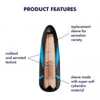 Запасний рукав-вставка для мастурбатора Satisfyer Men TORNADO BLISS — Переглянути зображення 2