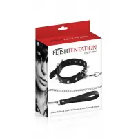 Нашийник з повідцем Fetish Tentation Spikes and Leash — Просмотреть изображение 2
