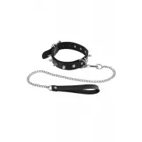 Нашийник з повідцем Fetish Tentation Spikes and Leash — Просмотреть изображение 1