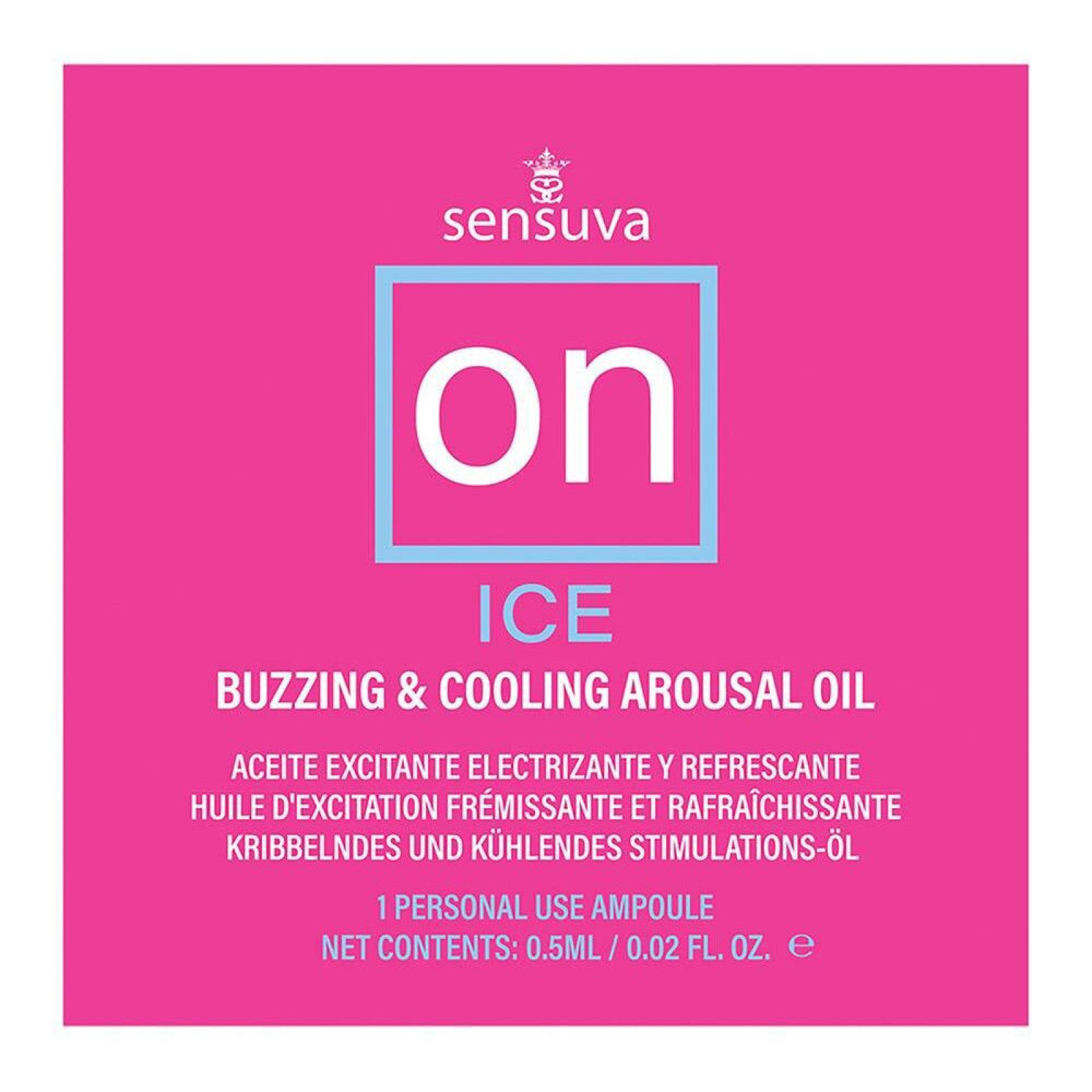 Пробник збуджувальної олії Sensuva – ON Arousal Oil for Her Ice (0,3 мл)