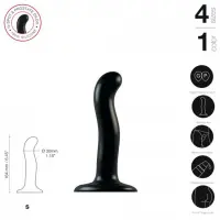 Насадка для страпона Strap-On-Me P&amp;G-Spot Dildo, силікон, розмір S — Переглянути зображення 2