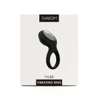 Ерекційне кільце з вібрацією Svakom Tyler Black — Переглянути зображення 7