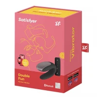 Смарт-вібратор для пар Satisfyer Double Fun (Black) з пультом ДК — Переглянути зображення 5
