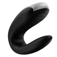 Смарт-вібратор для пар Satisfyer Double Fun (Black) з пультом ДК — Переглянути зображення 2