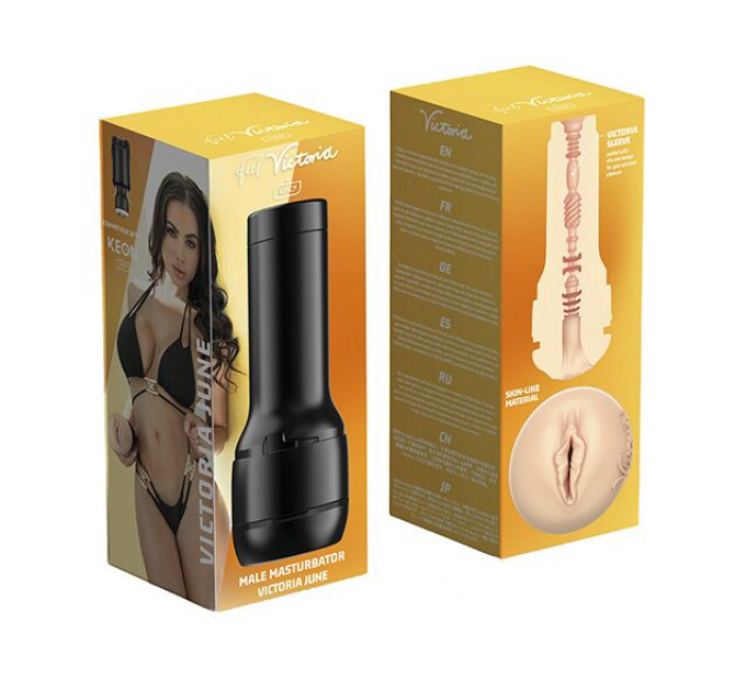 Мастурбатор Kiiroo Feel Victoria June, копія вагіни порнозірки