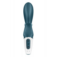 Смарт вибратор кролик Satisfyer Hug Me Bluegrey, 2 мотора, диаметр 4,2см, широкая клиторальная часть