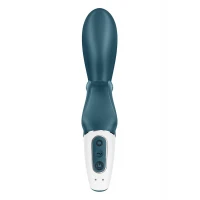 Смарт вібратор-кролик Satisfyer Hug Me Bluegrey, 2 мотори, діаметр 4,2см, широка кліторальна частина — Переглянути зображення 5