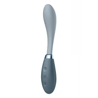 Вібратор Satisfyer G-Spot Flex 3 Grey, гнучкий стовбур із фіксацією положення — Переглянути зображення 1