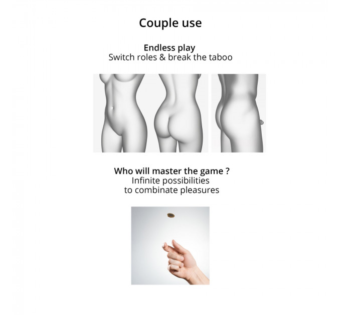 Безремневой вибрострапон с вакуумной стимуляцией Strap-On-Me MULTI ORGASM Black XL, регулируемый