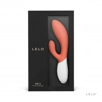 Вібратор-кролик LELO Ina 3 Coral, 10 режимів вібрації, потужний мотор — Переглянути зображення 3