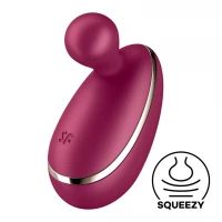 Вібратор для зовнішньої стимуляції Satisfyer Spot On 1 Berry, гнучкий відросток — Переглянути зображення 1