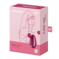 Вібратор для зовнішньої стимуляції Satisfyer Spot On 1 Berry, гнучкий відросток — Переглянути зображення 5