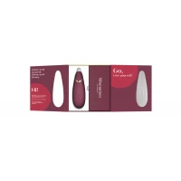 Вакуумний кліторальний стимулятор Womanizer Premium 2 - Bordeaux, функції Autopilot та Smart Silence — Переглянути зображення 7