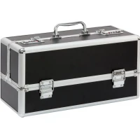 Великий кейс для зберігання секс-іграшок BMS Factory Large Lokable Vibrator Case Black,кодовий замок — Переглянути зображення 1