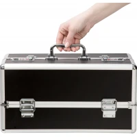 Великий кейс для зберігання секс-іграшок BMS Factory Large Lokable Vibrator Case Black,кодовий замок — Переглянути зображення 4