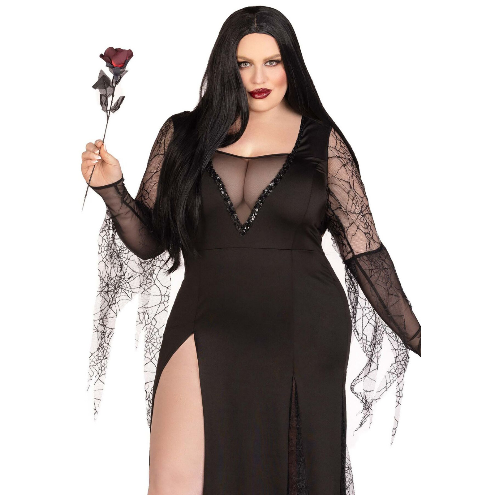 Костюм Мортиши Аддамс Leg Avenue Sexy Spooky Morticia 3X–4X