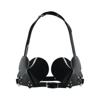 Ліф Серце Feral Feelings - Hearts Bra Black — Переглянути зображення 1