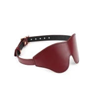Шкіряна маска на очі Liebe Seele Wine Red Blindfold — Переглянути зображення 2
