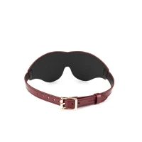Шкіряна маска на очі Liebe Seele Wine Red Blindfold — Переглянути зображення 3
