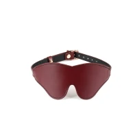 Шкіряна маска на очі Liebe Seele Wine Red Blindfold — Переглянути зображення 1