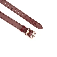 Шкіряна маска на очі Liebe Seele Wine Red Blindfold — Переглянути зображення 5