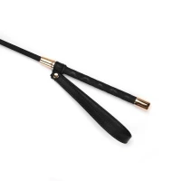 Шльопалка-сердечко Liebe Seele Black Organosilicon Riding Crop, екошкіра — Просмотреть изображение 3